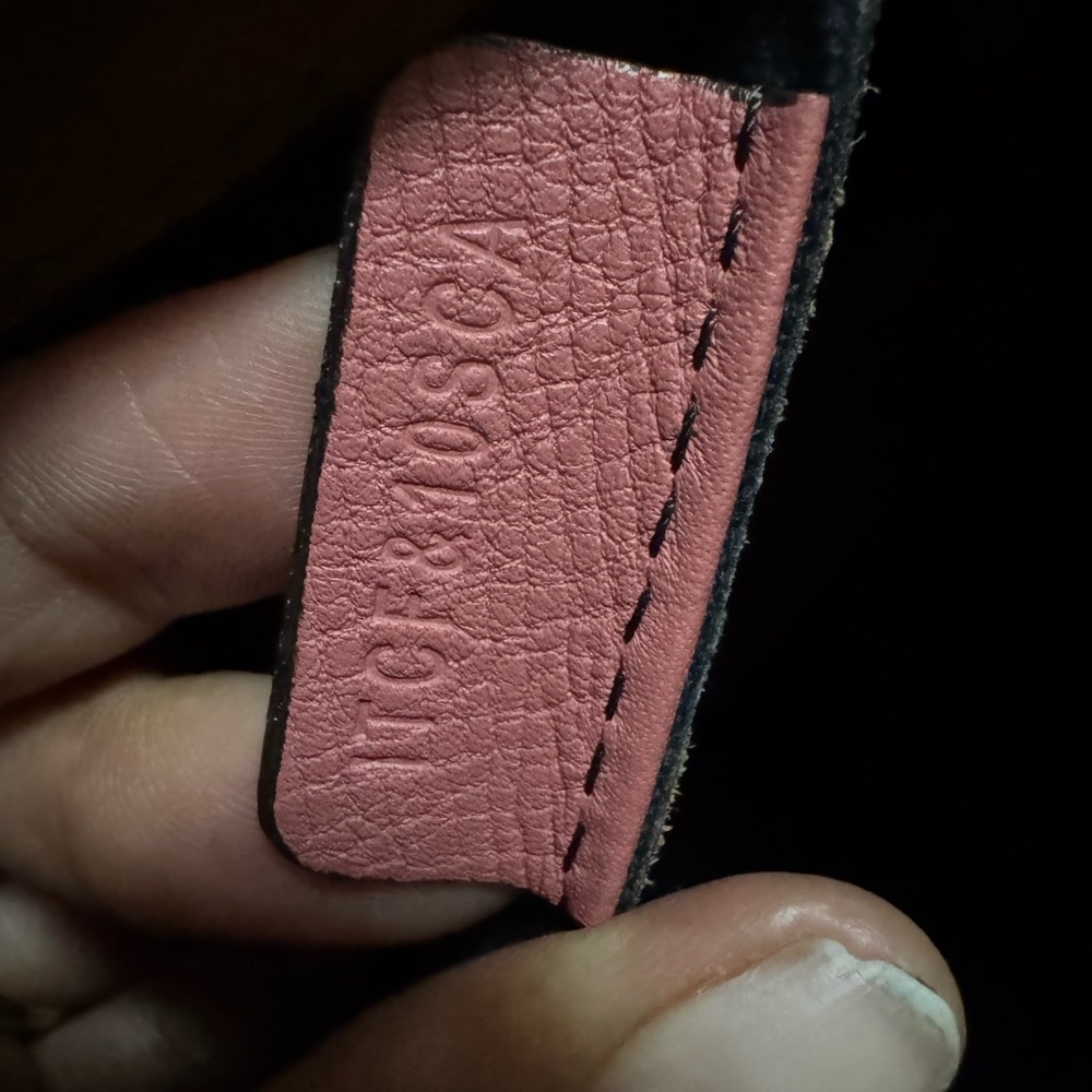 Burberry Pink and Tan Women's Bag - Picture 7 of 11